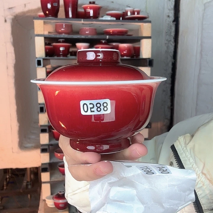 瓷片景德镇郎红陶瓷