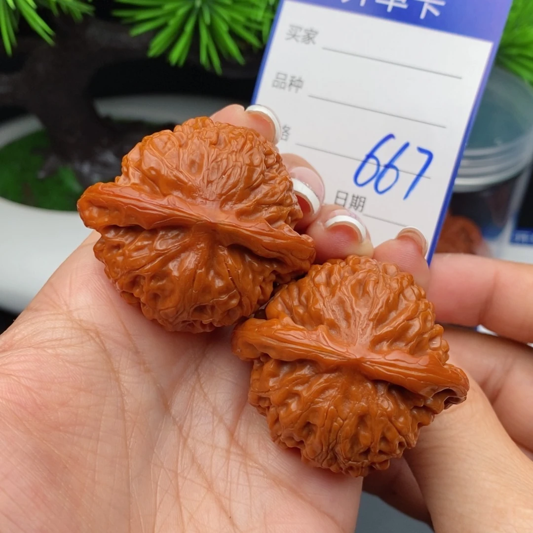 文玩核桃把件45宫灯667