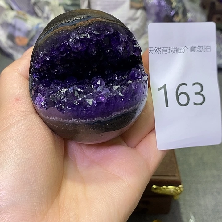 珠宝半成品紫晶未镶嵌