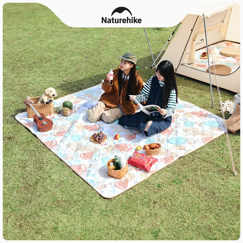 【四时风物超声波桃皮绒野餐垫】挪客户外露营帐篷地垫春游防潮垫