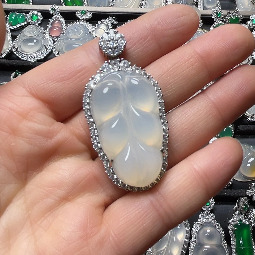 玛瑙/玉髓合金挂件