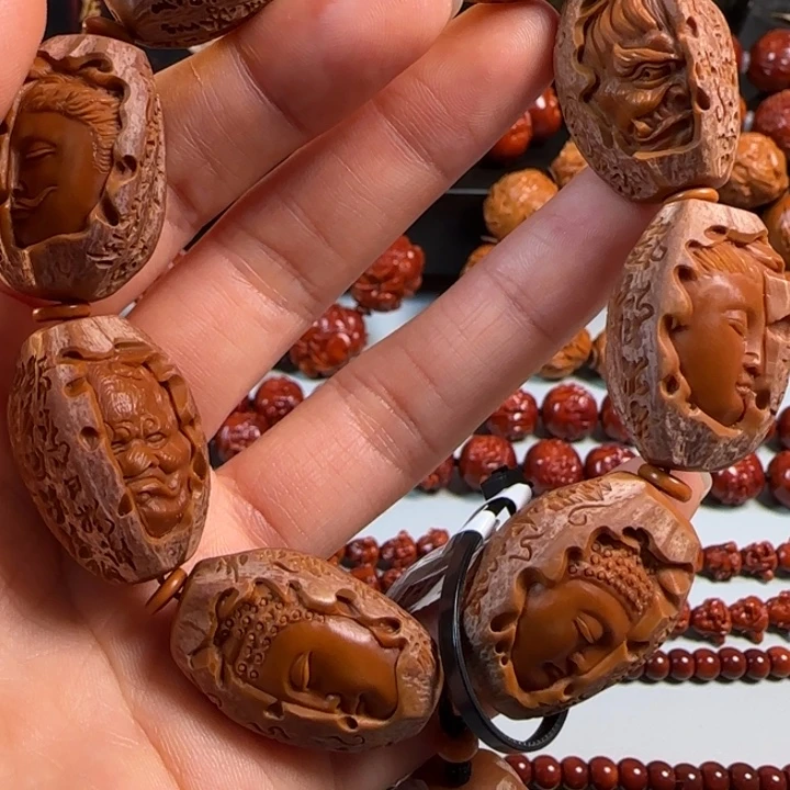 手串/手链橄榄核佛魔一念20水晶核手串