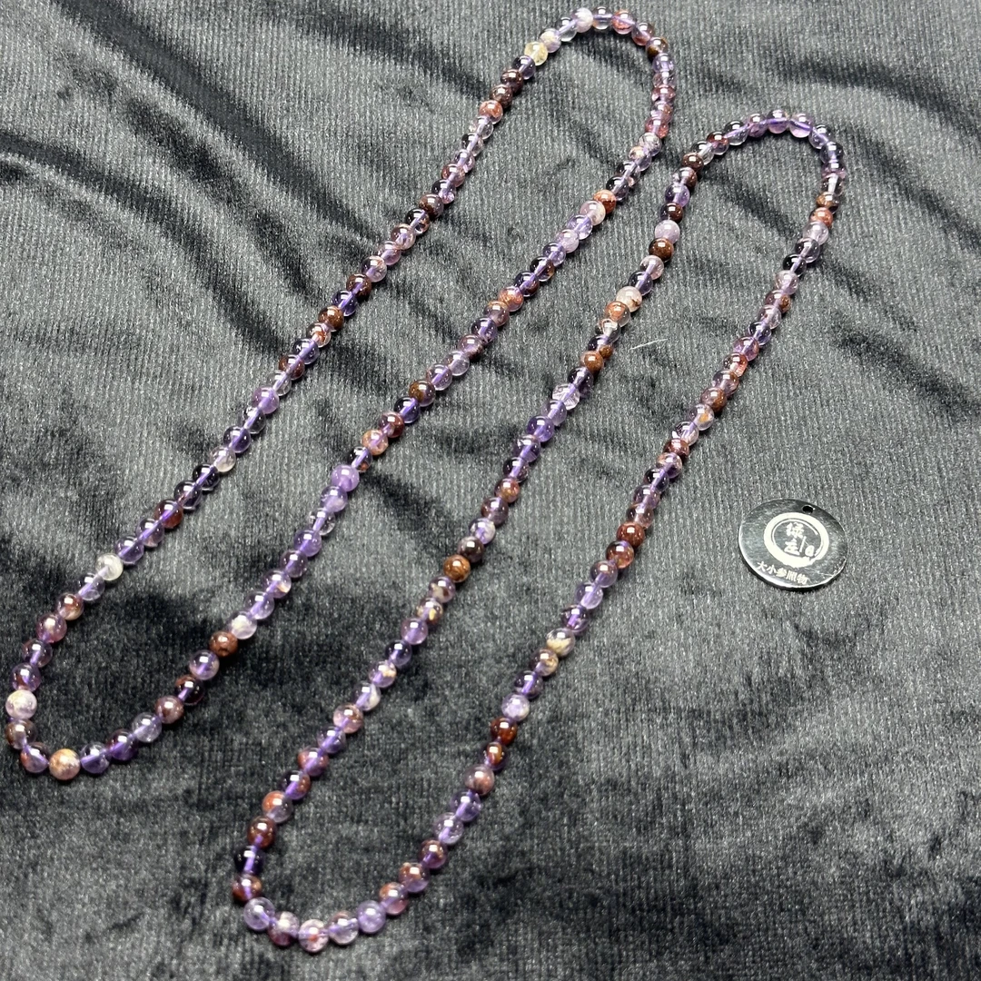 【绿庄】-3274-HL60-大概尺寸（6mm+）水晶珠链-多样性/发一件