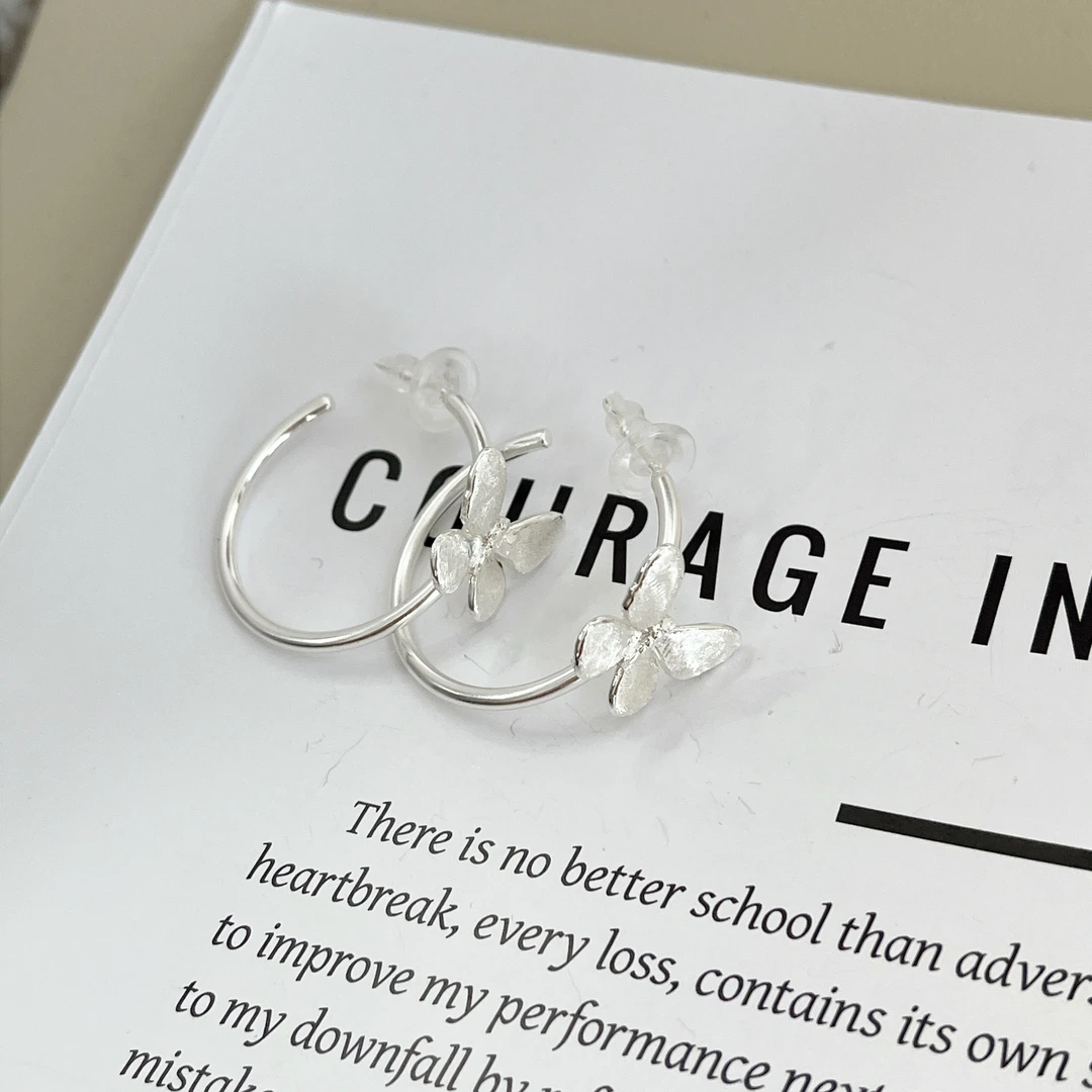 铜合金耳饰 芽怼怼(高高) 耳钉 3267