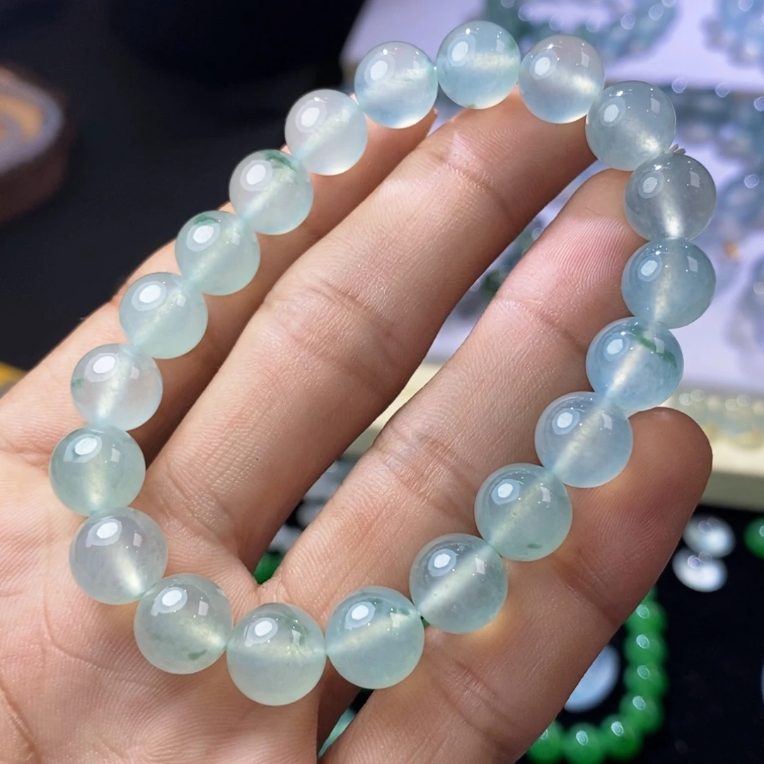 定制翡翠未镶嵌翡翠手串