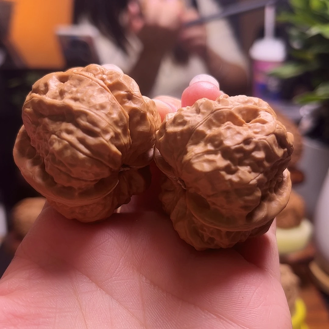 文玩核桃把件39+蛤蟆26