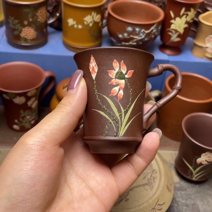 紫砂茶杯紫砂主人杯