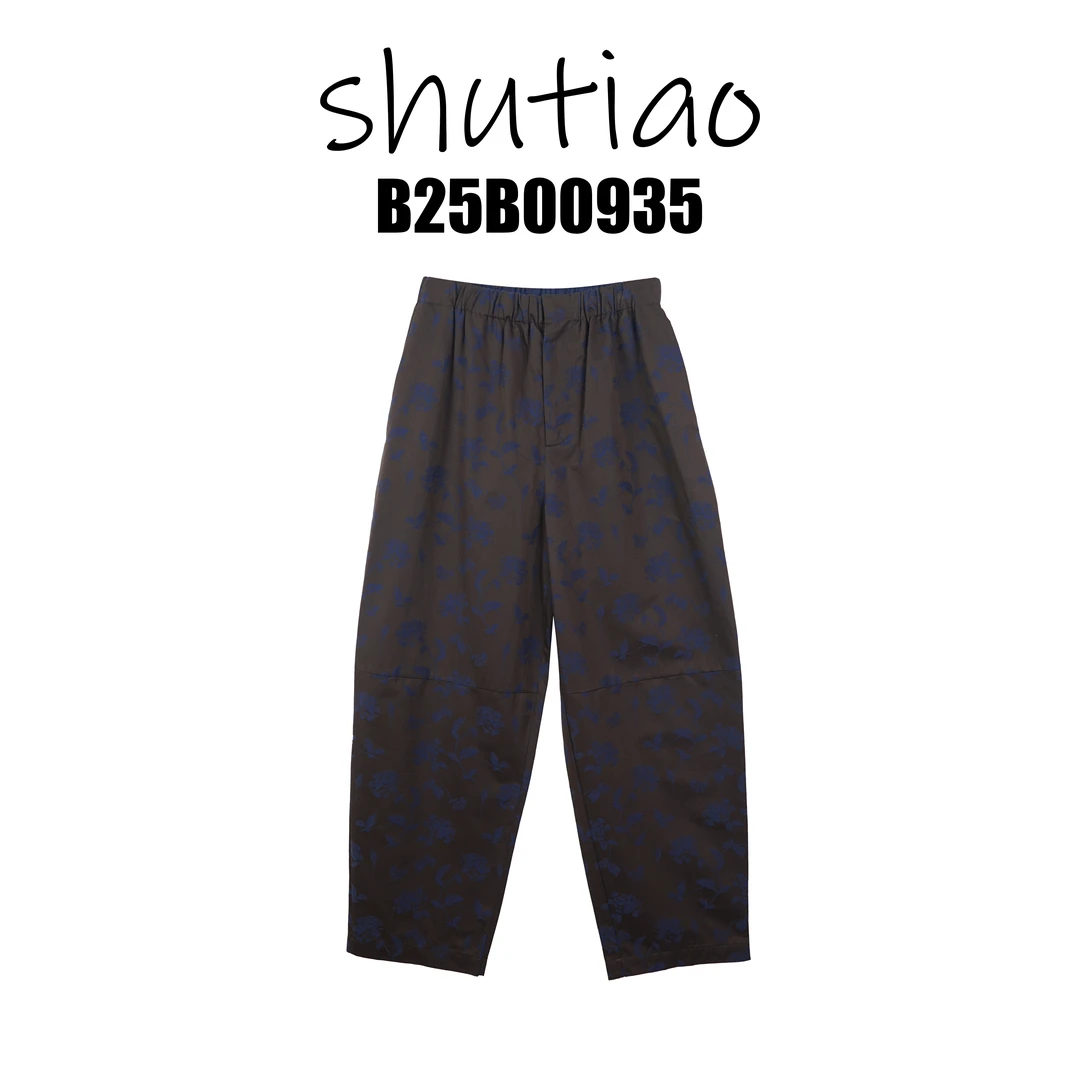 【SHUTIAO】2025夏季：新款小众设计款裤子B25B00935