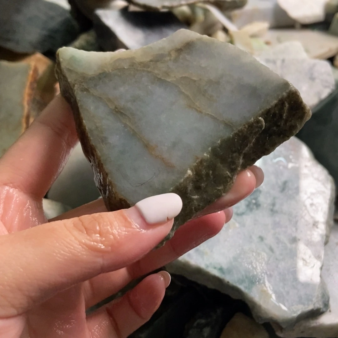 翡翠未镶嵌挂件天然翡翠