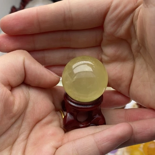 黄晶珠宝半成品未镶嵌水晶9