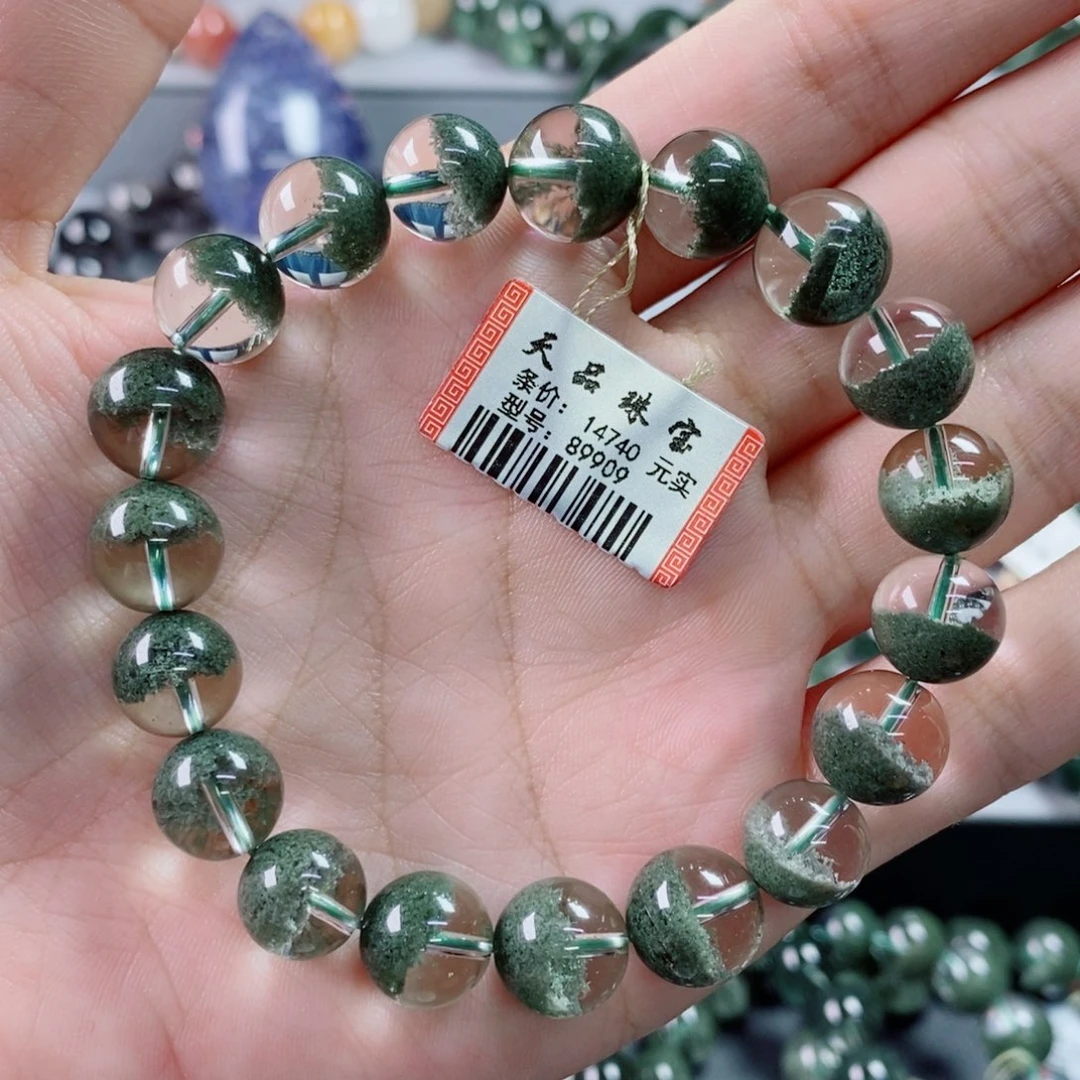 水晶手链未镶嵌绿幽灵89909