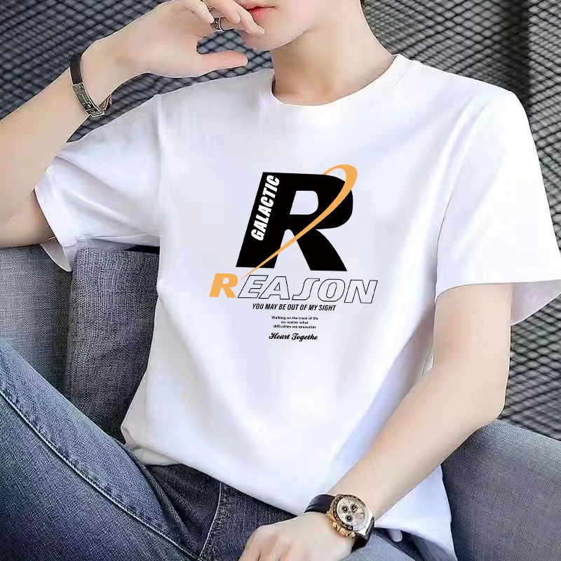 【上新】2025潮流纯棉圆领短袖百搭男女同款情侣款多种图案2