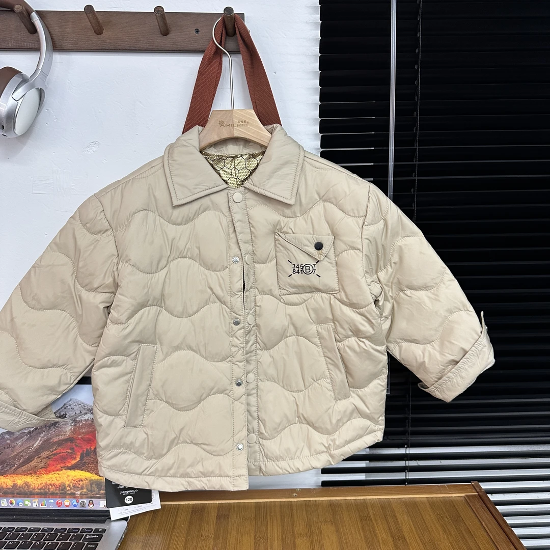 3820男女童时尚洋气潮流百搭韩版秋冬款棉服