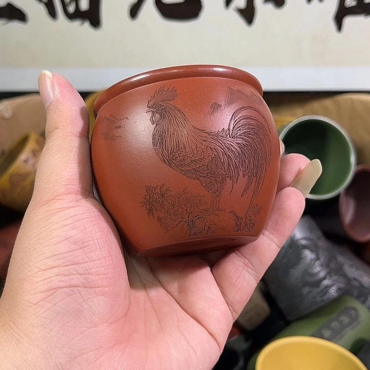 茶杯紫砂全手工紫砂主人杯