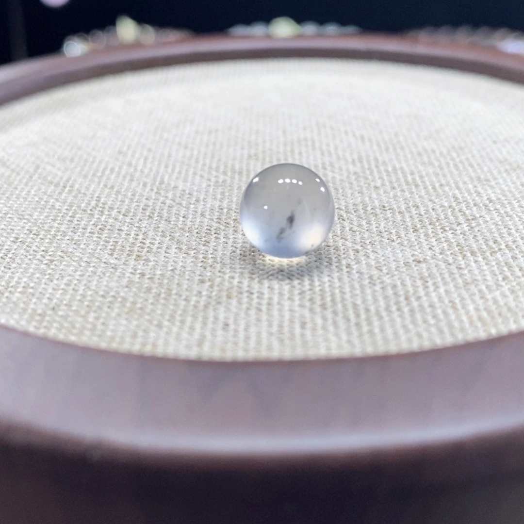 *****翡翠未镶嵌颈饰黑杠珠9.4mm