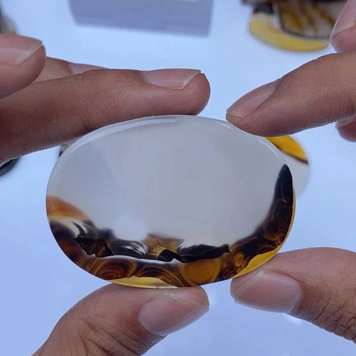 未镶嵌玛瑙/玉髓珠宝半成品