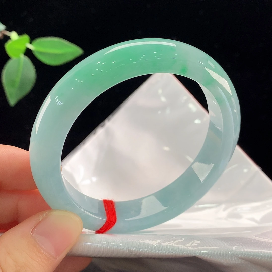 翡翠未镶嵌手镯0380
