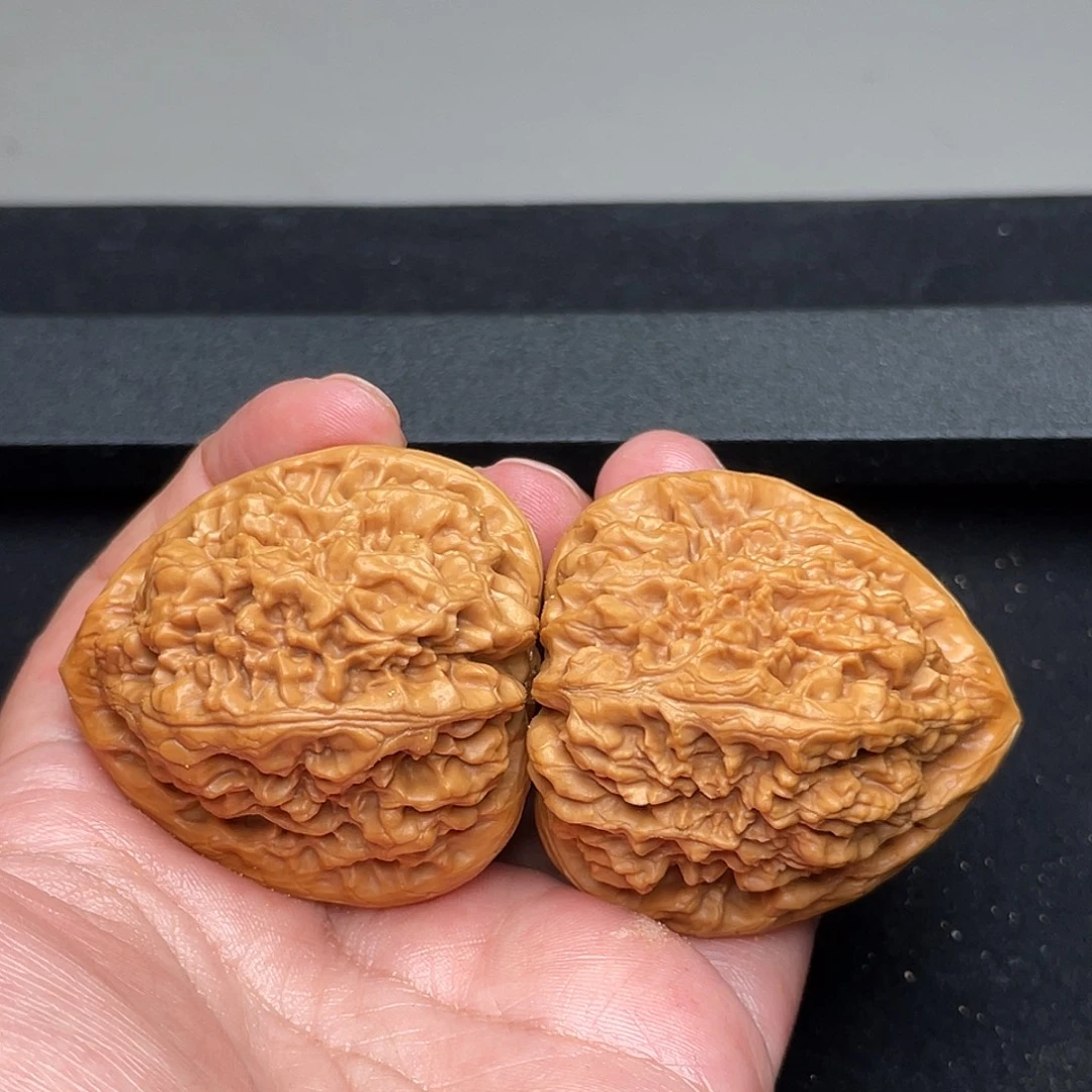 把件猴头核桃43×43精修打底核樽XM3313（54.8g）