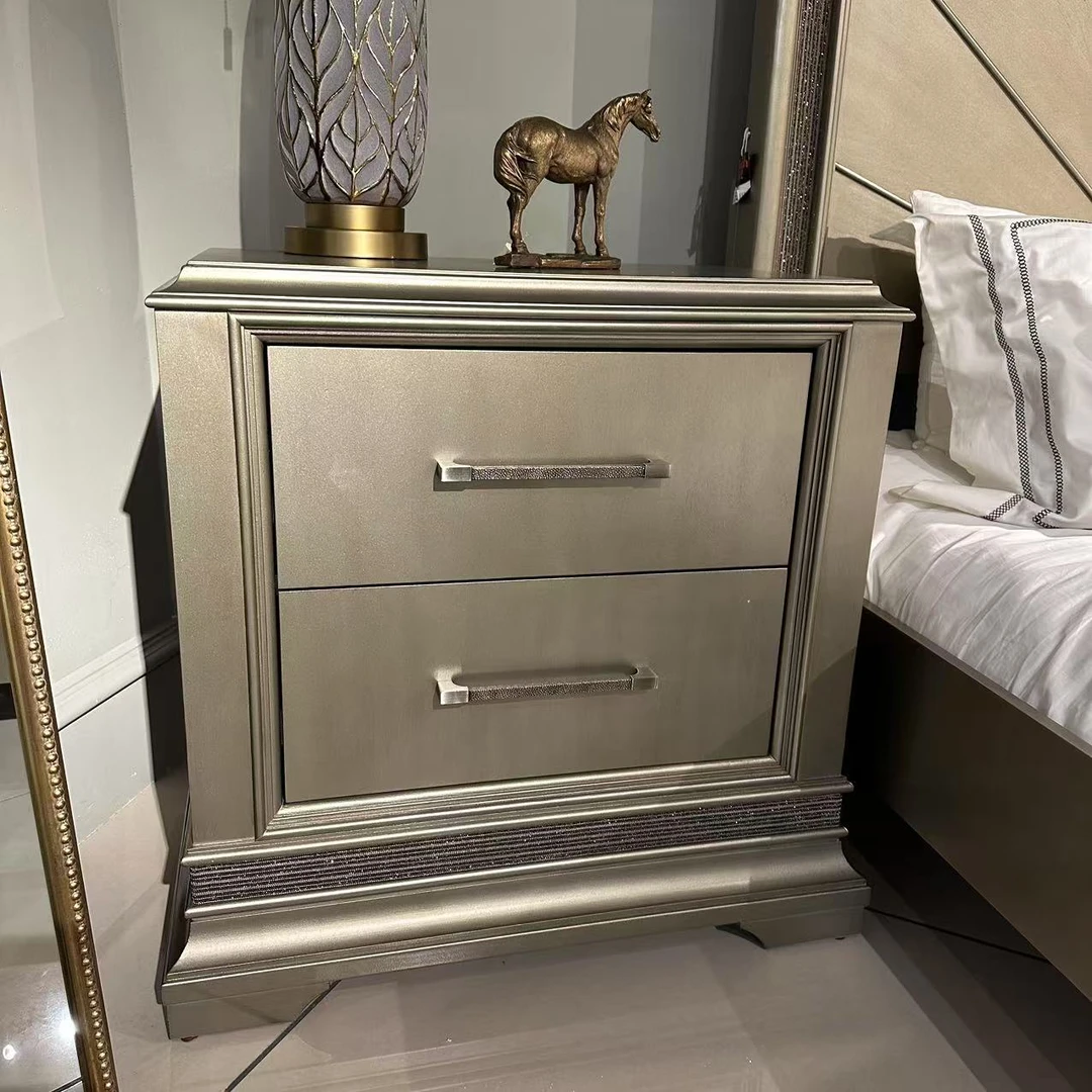 【欧美外单】941-670 床头柜 北美核桃木+MDF 711.2*457.2*736