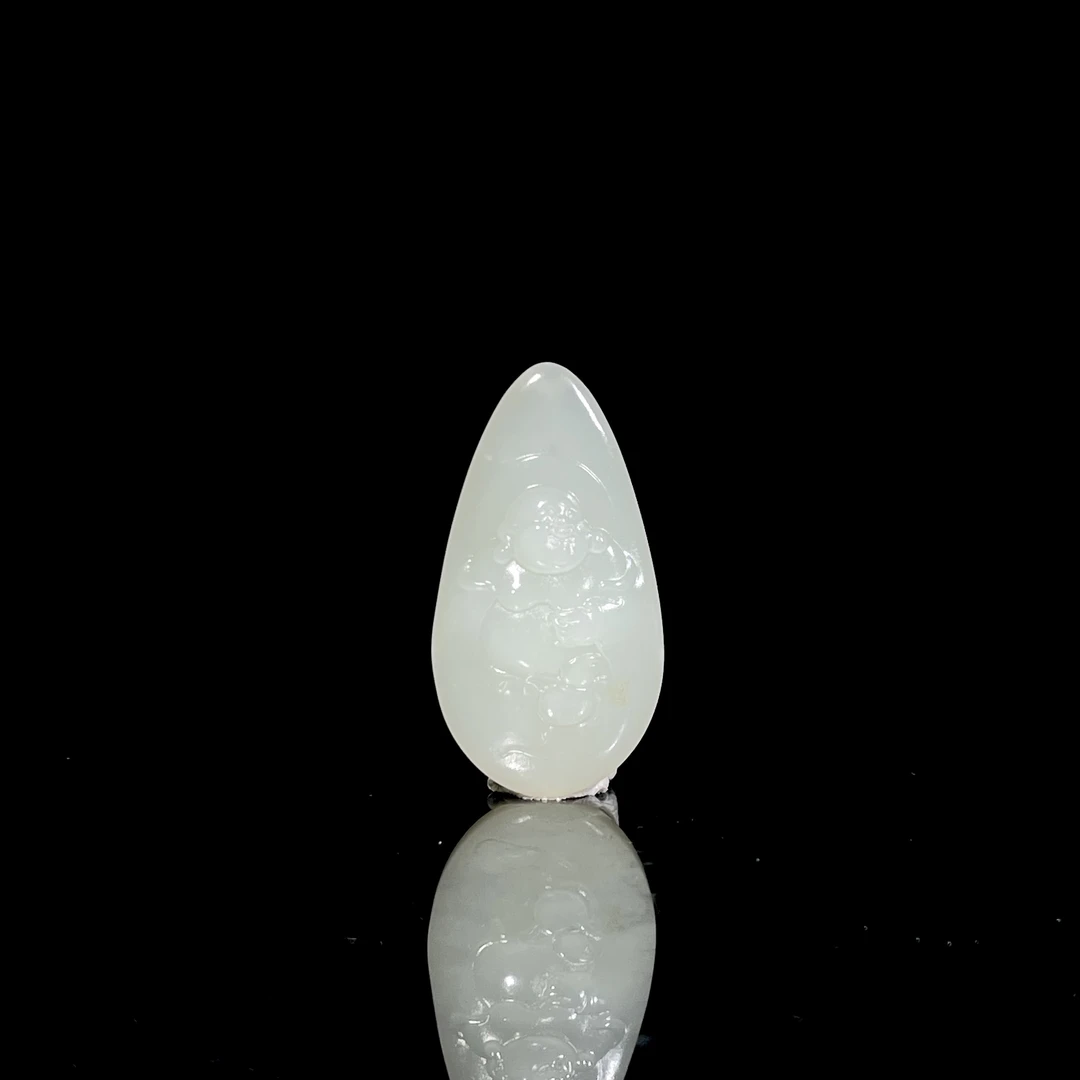 10422-凝脂梵露  和田玉