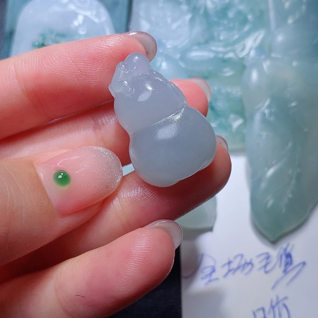 未镶嵌定制翡翠毛货付款后联系客服确认抛光