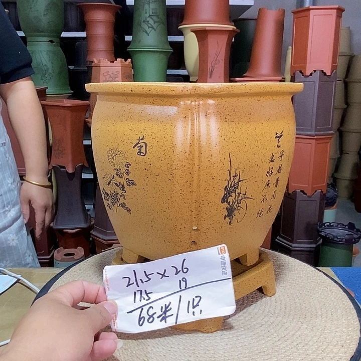 紫砂花盆紫砂花盆