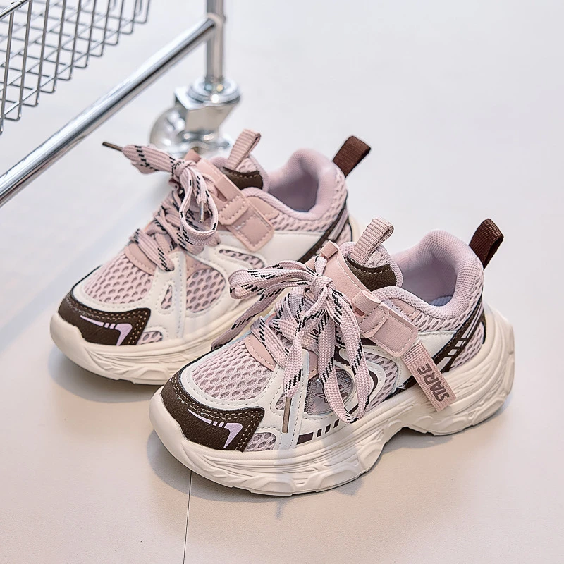 巴拉扣扣女童鞋冬季2025新款加绒保暖儿童运动二棉鞋中大童爆百搭