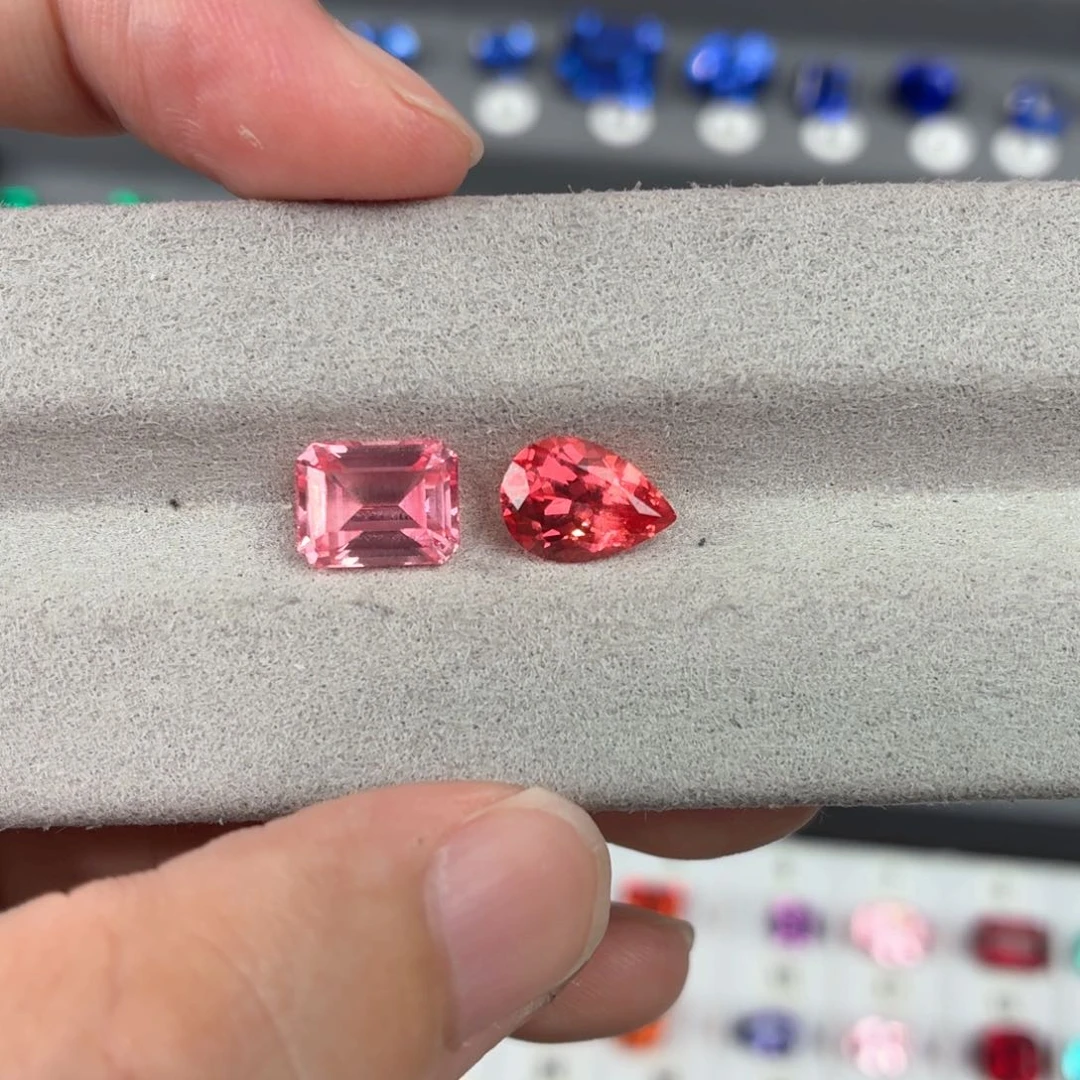 Y***球合成（培育）蓝宝石裸石未镶嵌5.82ct