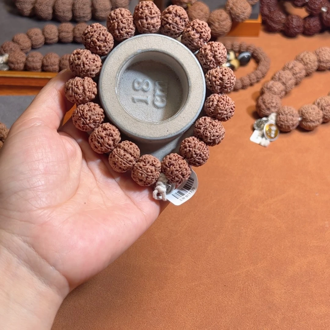 金刚菩提手串17金标级原生态梁大金刚菩提