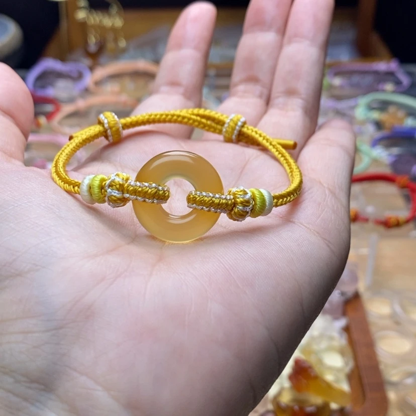 【闪购商品】玛瑙/玉髓手绳未镶嵌降***璃