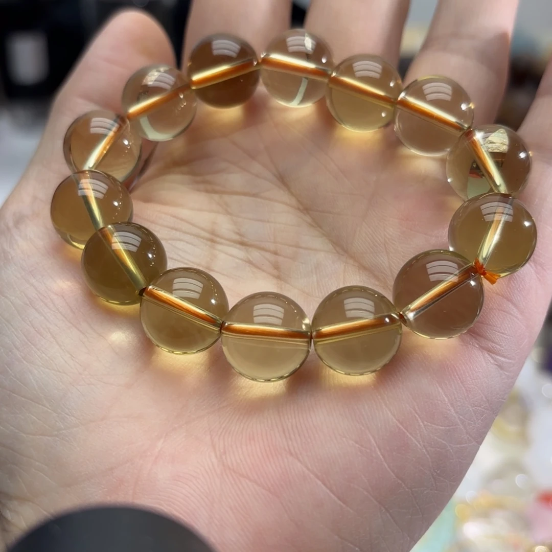 未镶嵌手链水晶黄水晶13