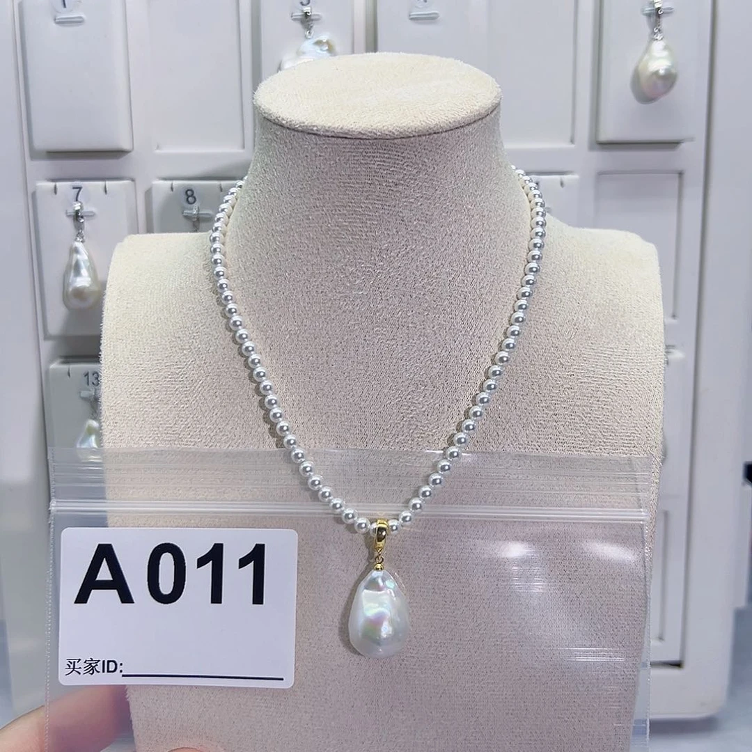 淡水珍珠吊坠(不含链)未镶嵌