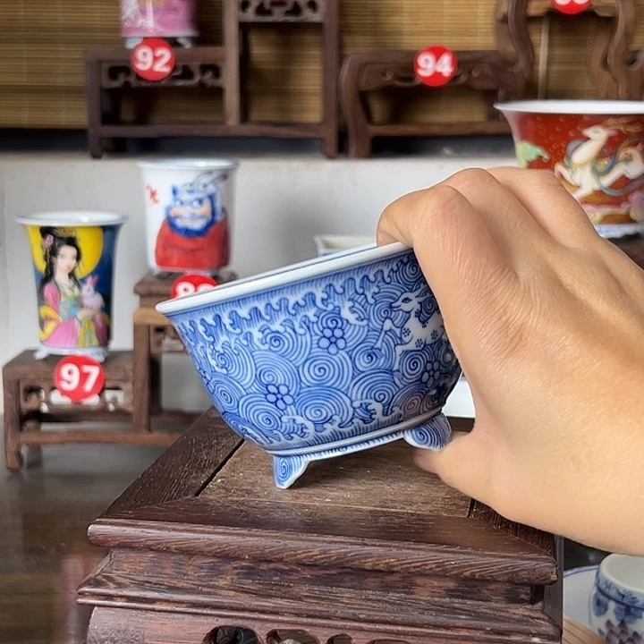 l***心墨奈手绘陶瓷花盆