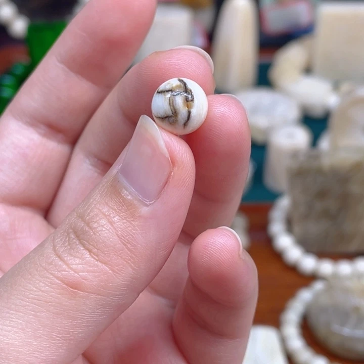 陶瓷牛10带神经线一颗