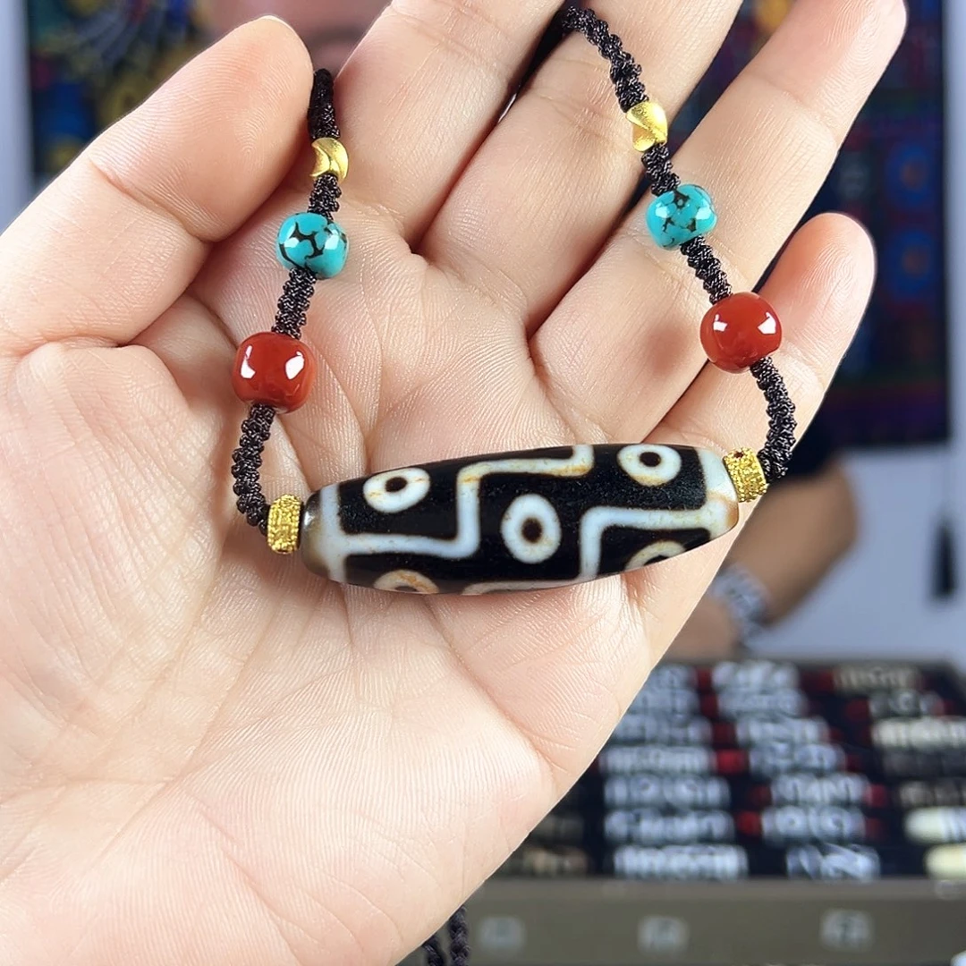 玛瑙/玉髓合金颈饰～行运50长