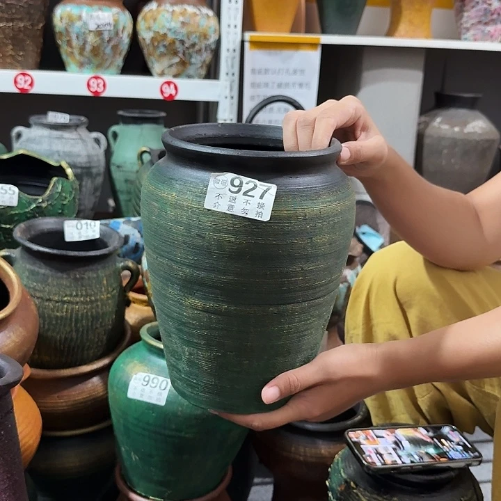 金绿坛子927高度23口径15
