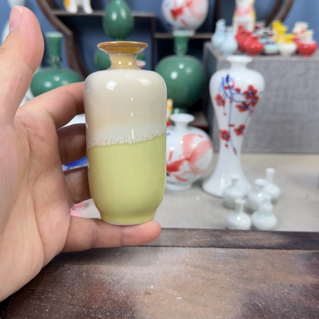 陶瓷手工小花器摆件
