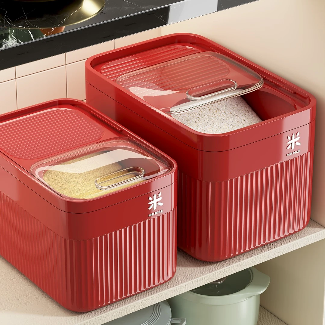 2026爆款米桶本命年防虫防潮密封食品级装米缸米箱大容量米粮收纳