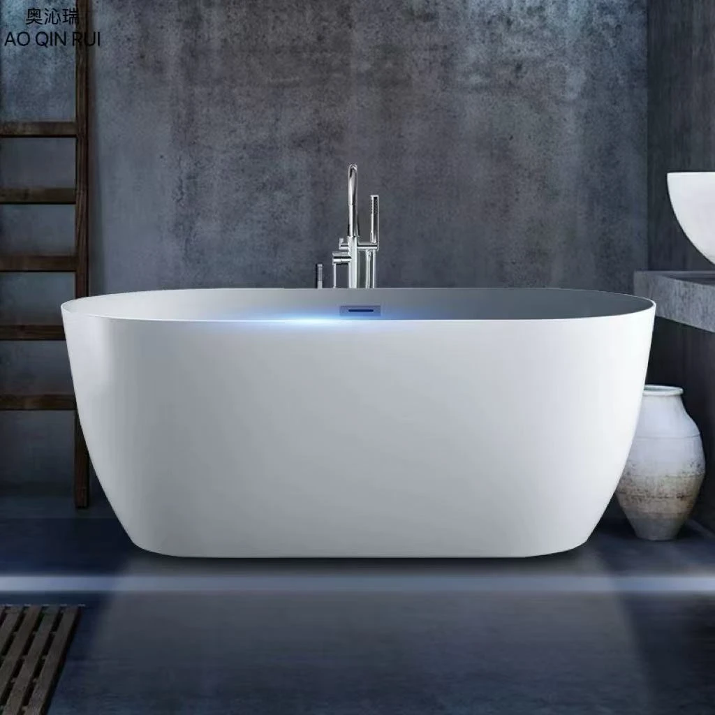 奥沁瑞家用小户型新品亚克力成人无缝一体酒店高档独立式浴缸浴盆