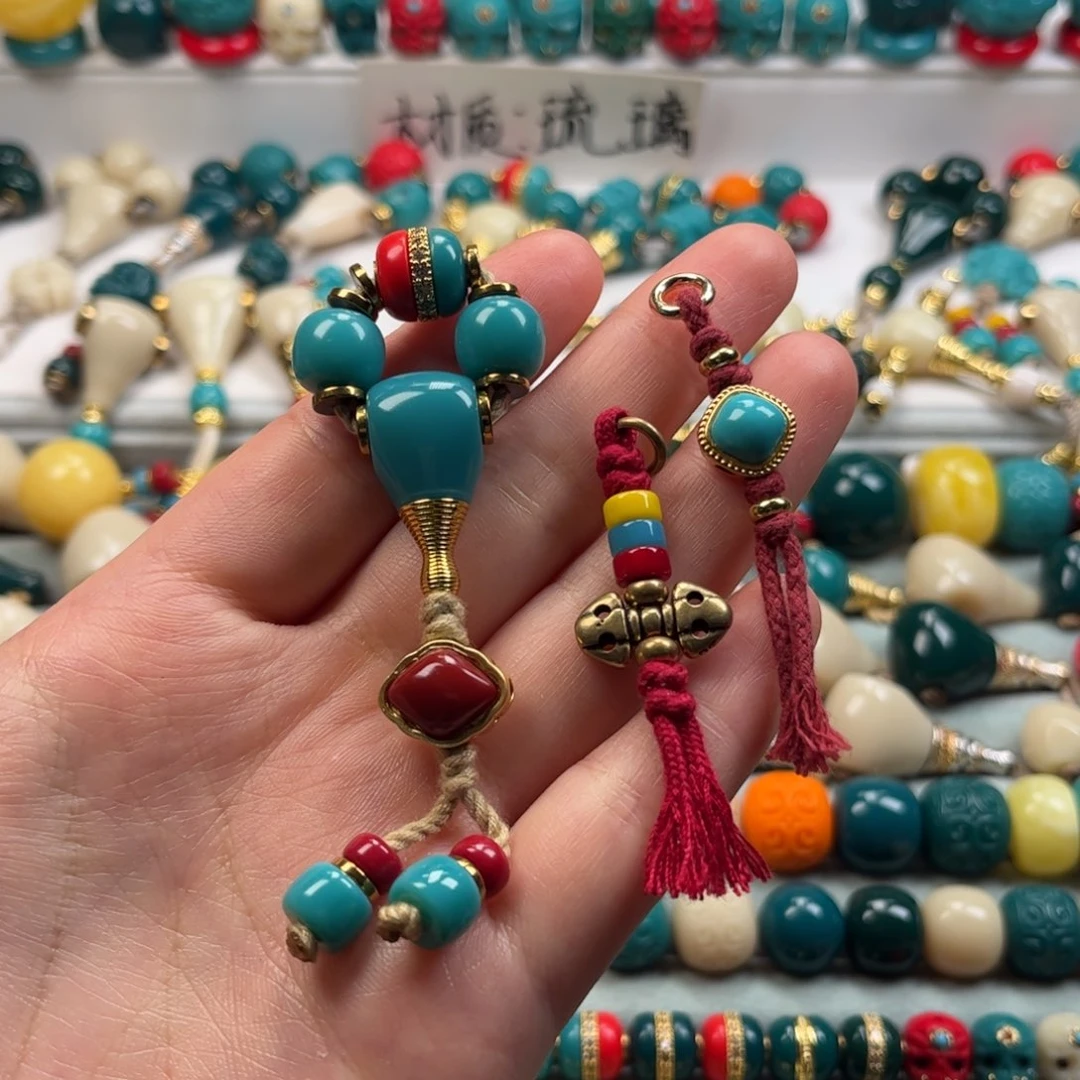 琉璃颈饰M***i琉璃配饰