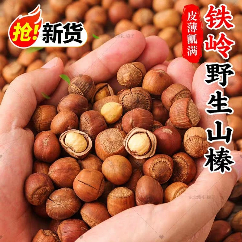 (新货东北铁岭野山榛子）1.3以上(熟)3斤5斤