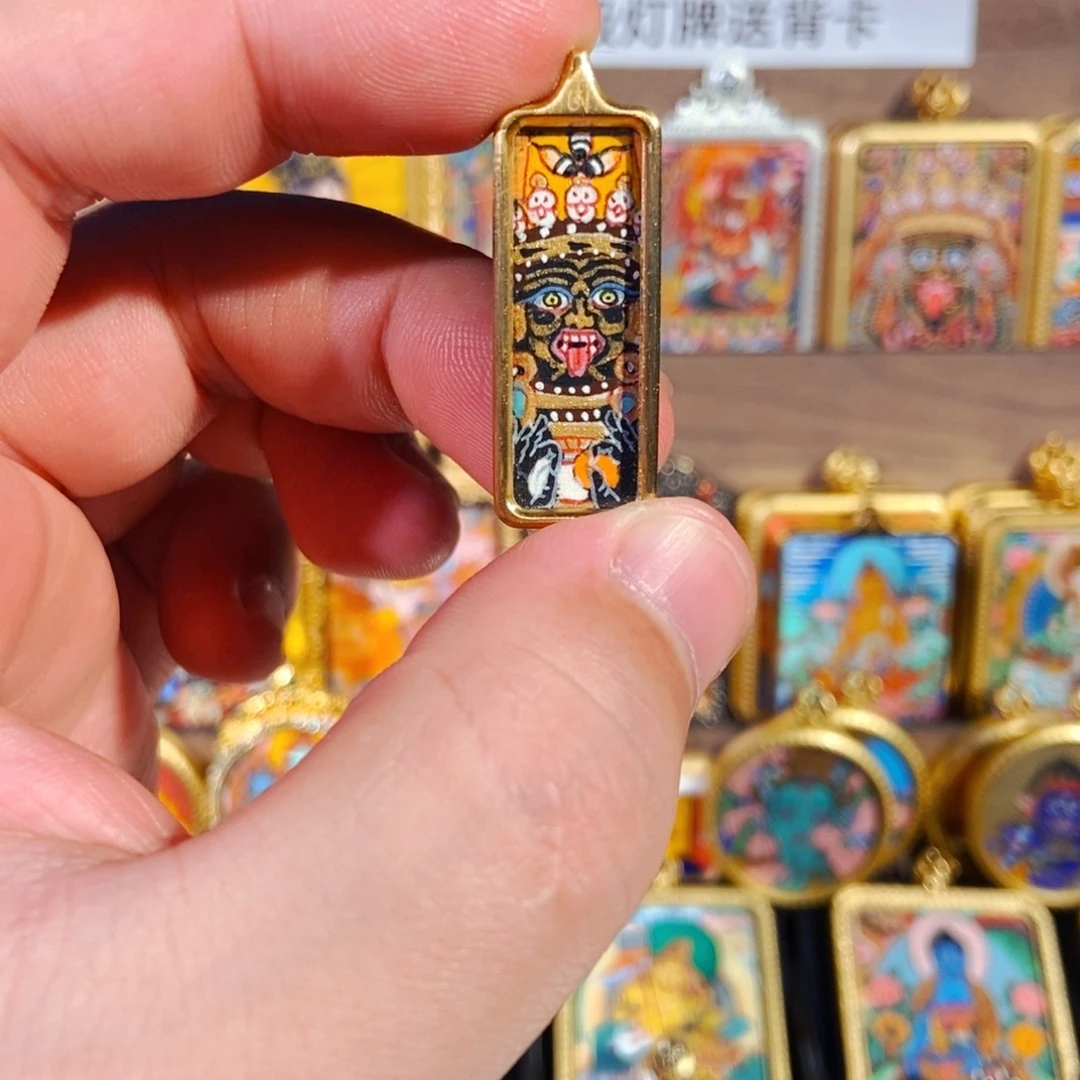 吊坠纯手绘唐卡扎基拉姆