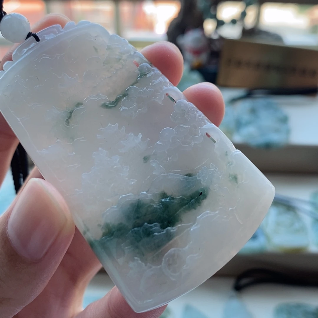 【闪购商品】颈饰未镶嵌翡翠天然缅甸A货翡翠