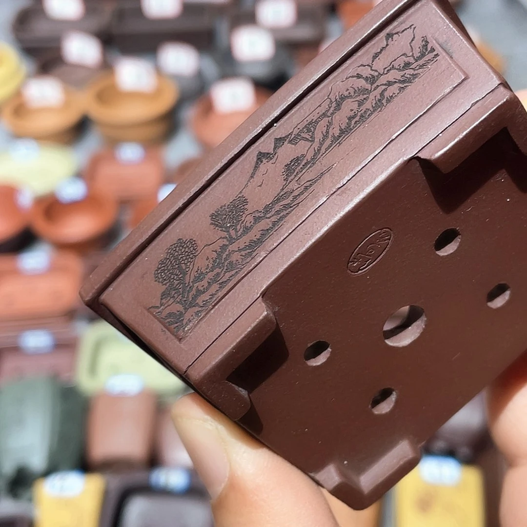 一***来紫砂小盆6*5*2