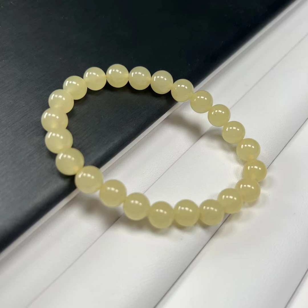 A634 黄口8mm单圈手串百搭