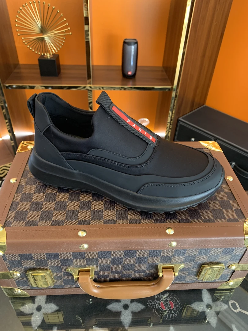 XYT6797-1（单鞋）春季新款男鞋时尚百搭休闲鞋弹力布制作