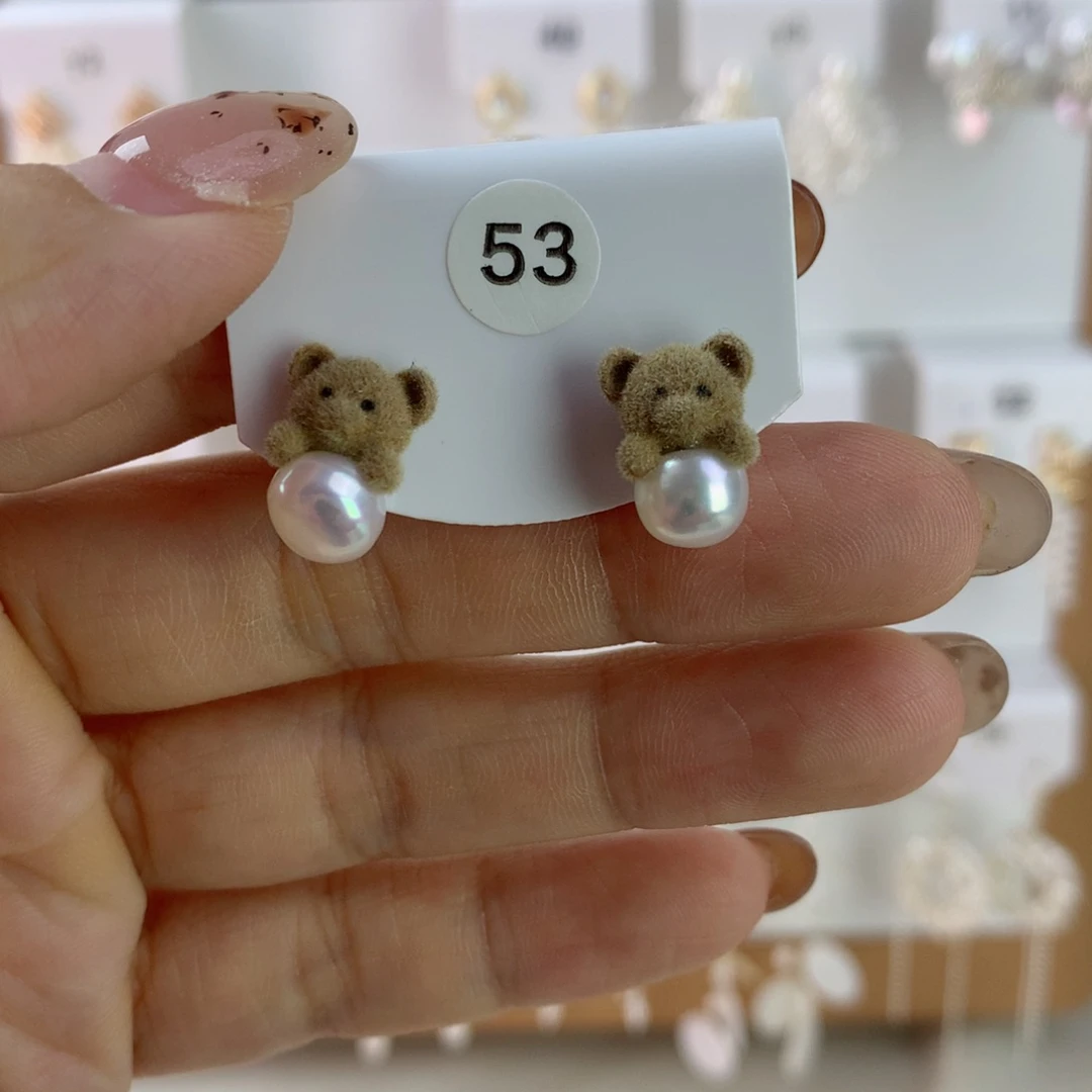 未镶嵌耳饰淡水珍珠