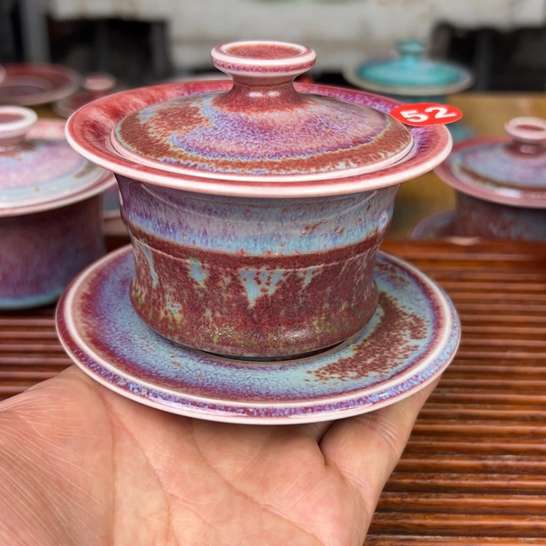龙***海手工制作钧窑茶器
