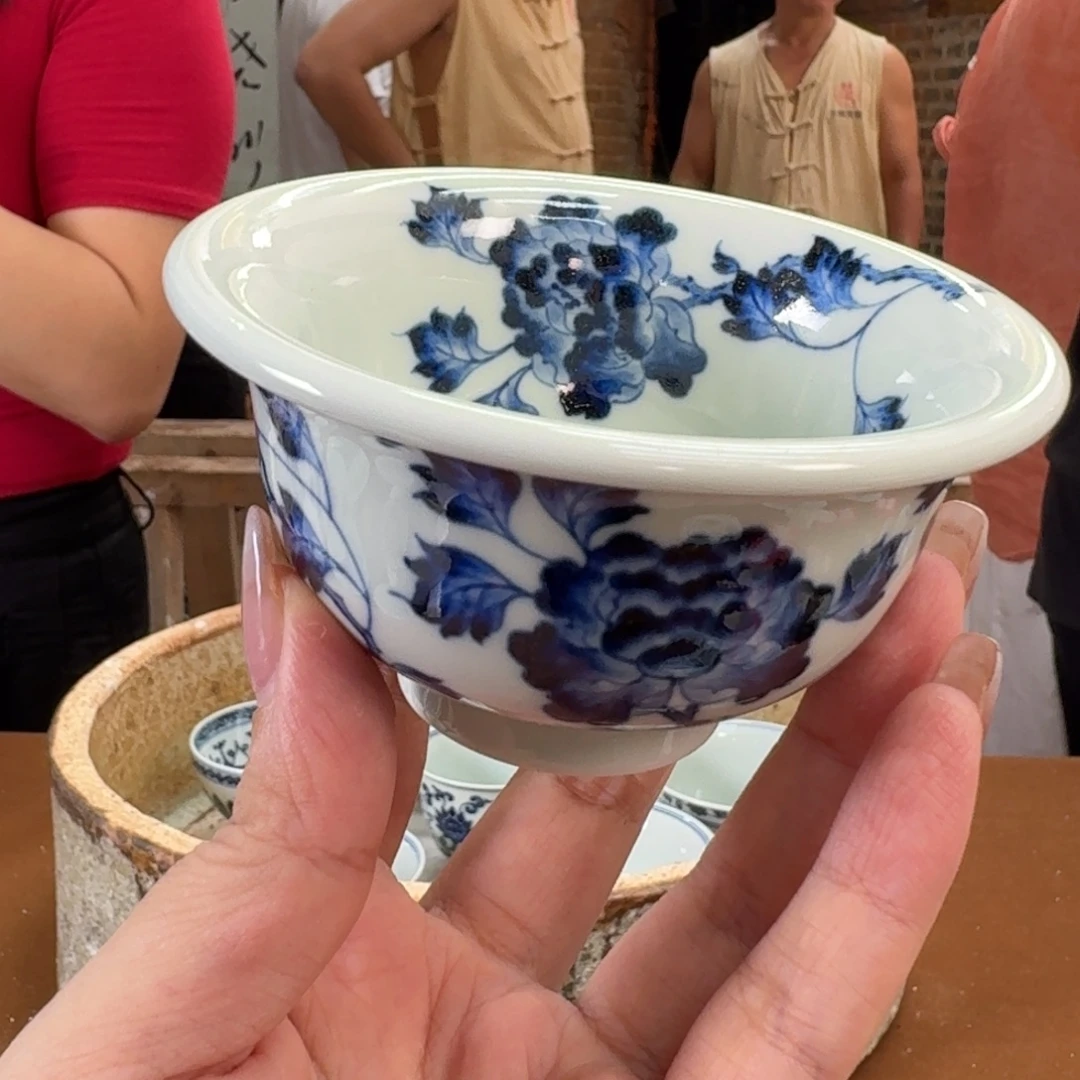 杯子三方器合柴窑开窑