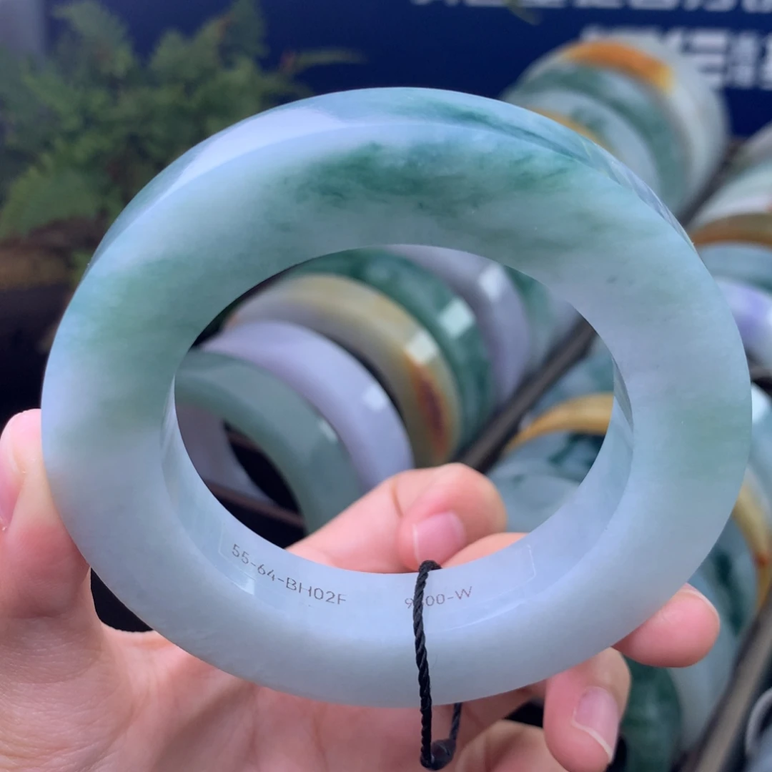 定制翡翠未镶嵌手镯定制不退不换